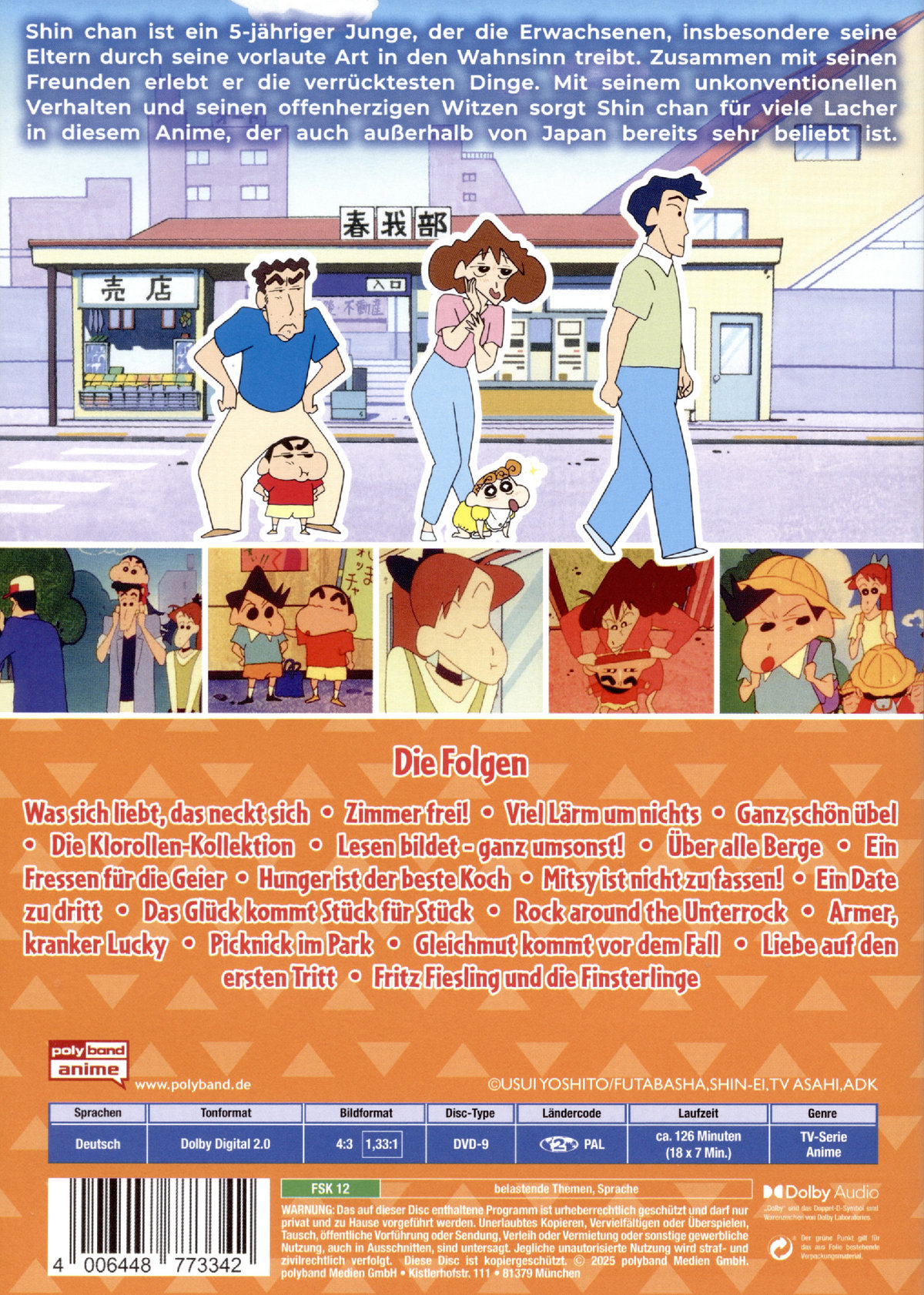 SHIN CHAN - Die Serie - Vol. 4  (DVD)