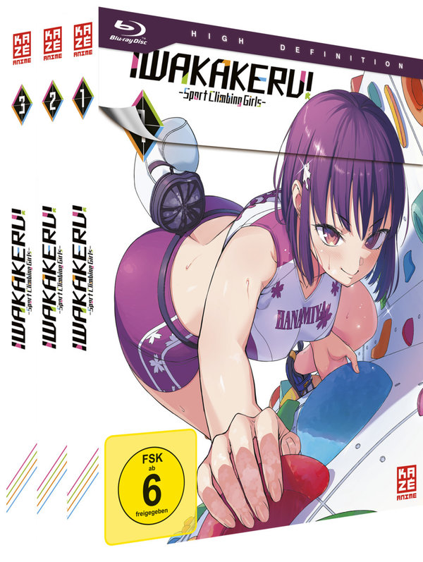 Iwakakeru Sport Climbing Girls - Gesamtausgabe - Bundle Vol.1-3  [3 BRs]  (Blu-ray Disc)