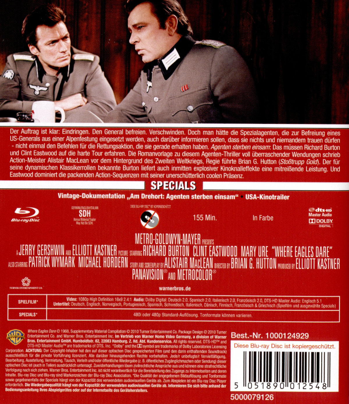 Agenten sterben einsam (blu-ray)