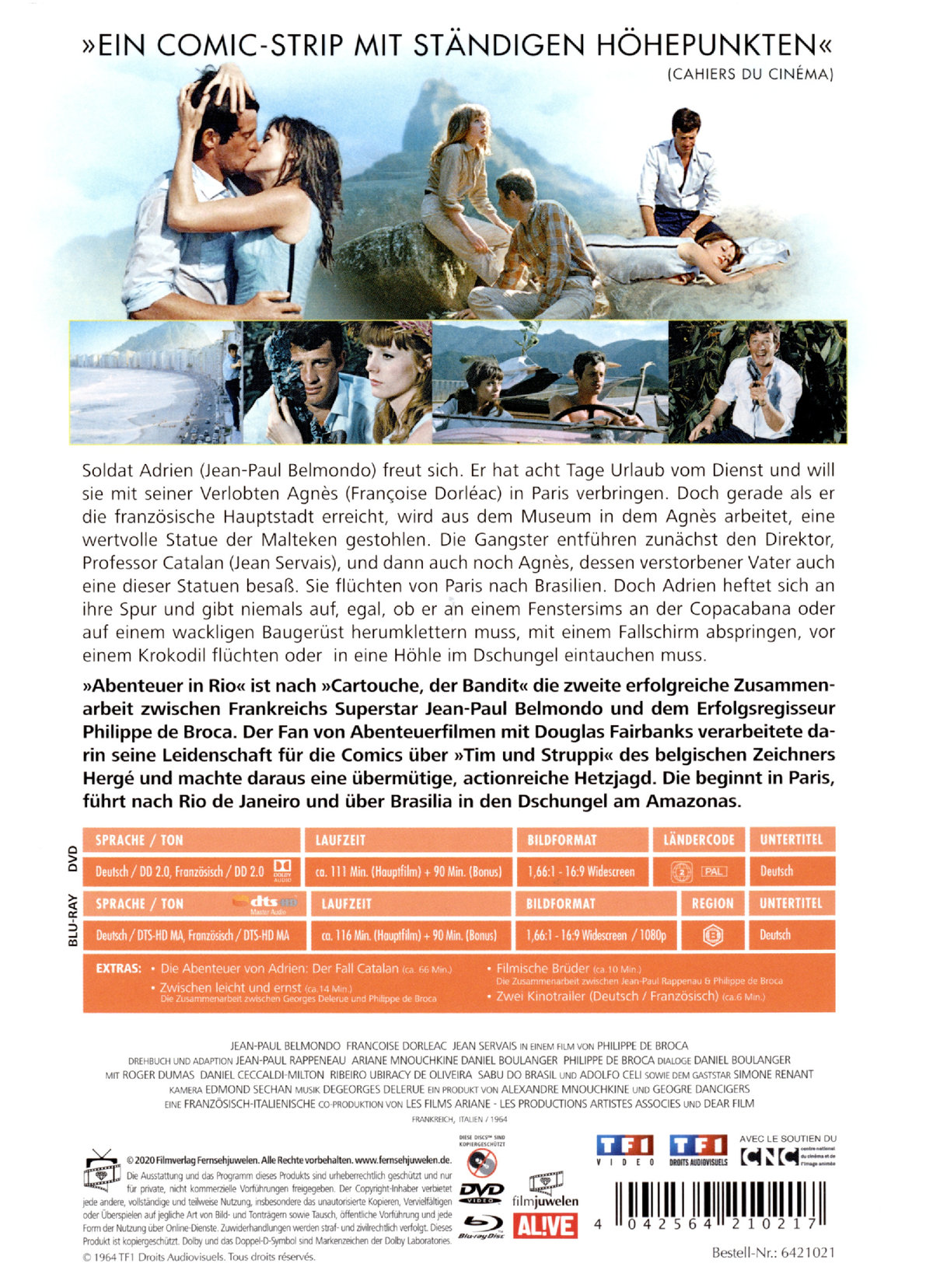 Abenteuer in Rio - Limited Mediabook Edition (DVD+blu-ray)