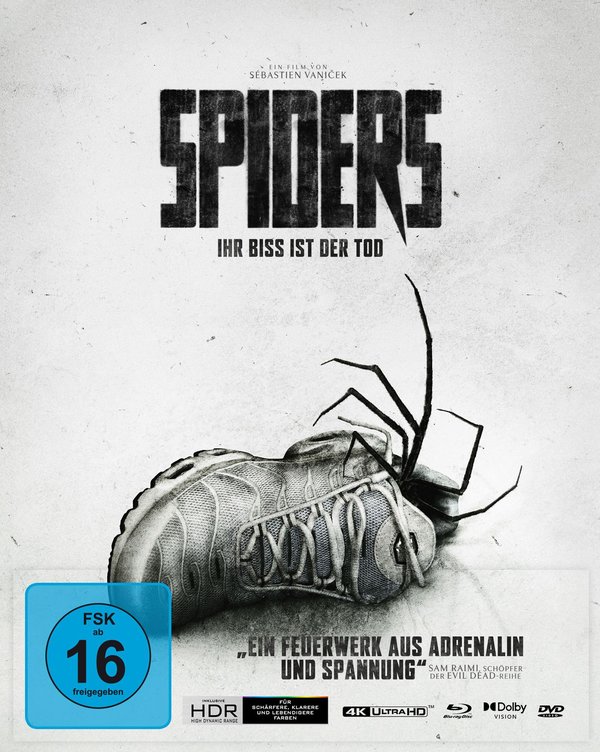 Spiders - Ihr Biss ist der Tod - Uncut Mediabook Edition  (4K Ultra HD+blu-ray)