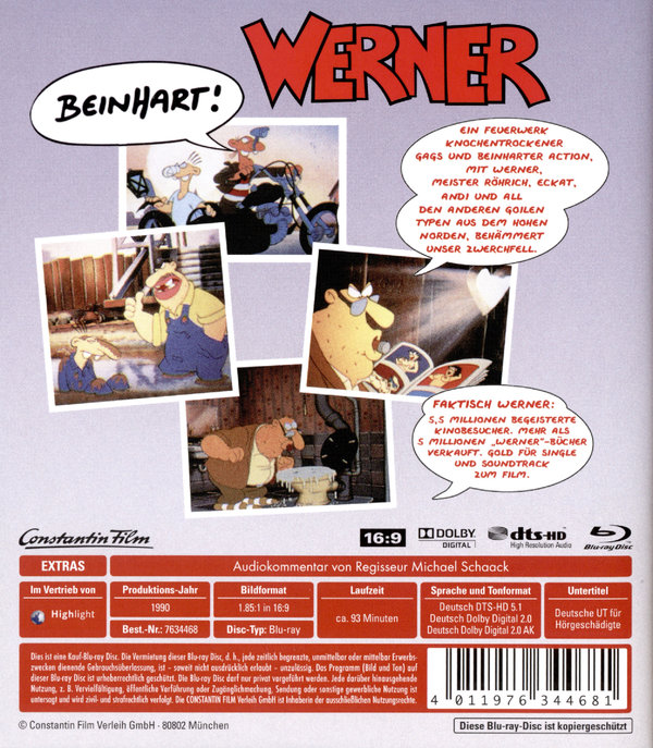 Werner - Beinhart! (blu-ray)