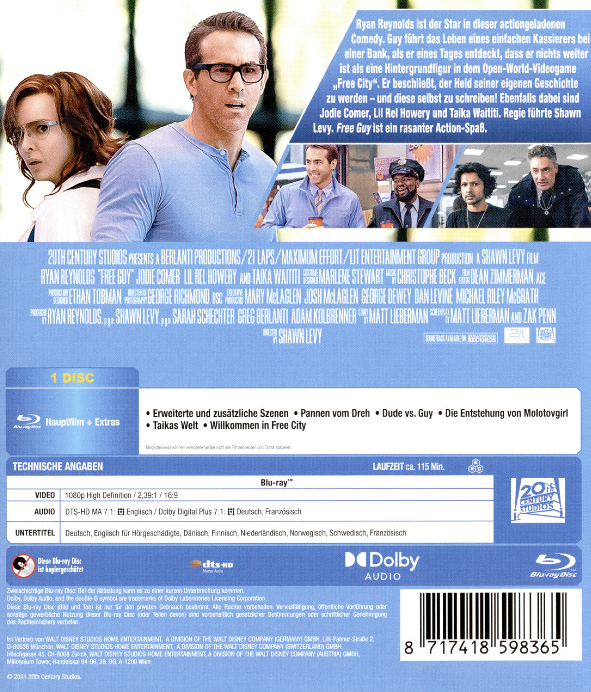 Free Guy (blu-ray)