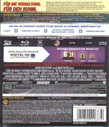 300 - Rise of an Empire 3D (3D blu-ray)