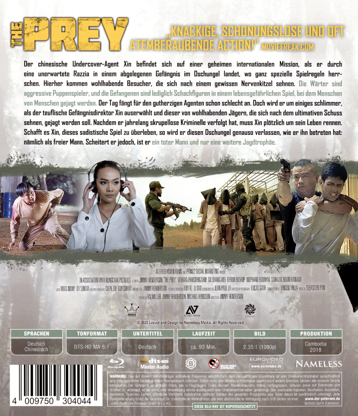 Prey, The - Die Menschenjagd (blu-ray)