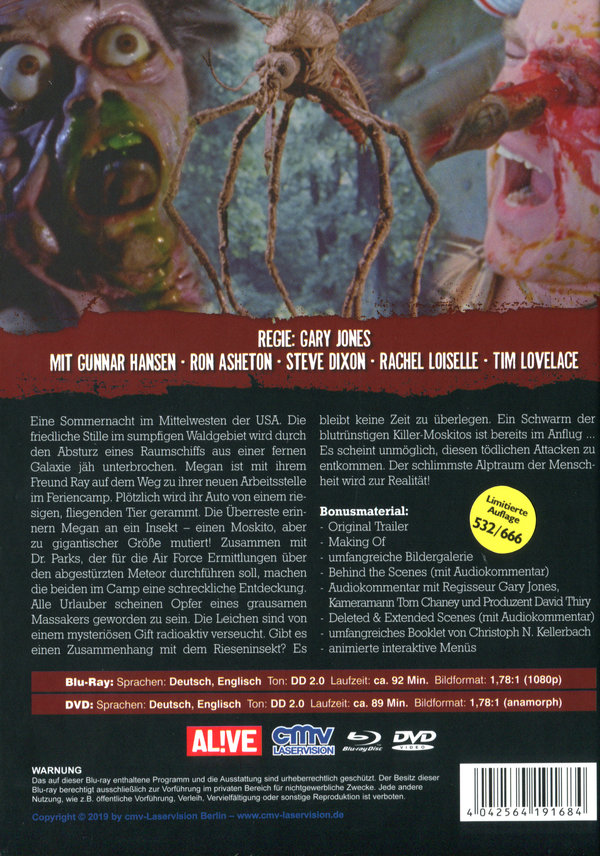 Mosquito - Uncut Mediabook Edition (DVD+blu-ray)