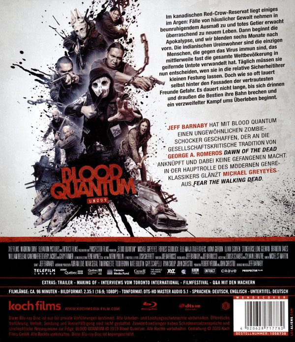 Blood Quantum - Uncut Edition (blu-ray)