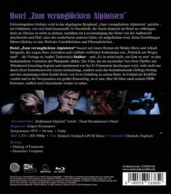 Hotel zum verunglückten Alpinisten - Uncut Edition (blu-ray)