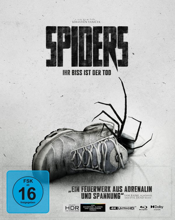 Spiders - Ihr Biss ist der Tod - Uncut Mediabook Edition  (4K Ultra HD+blu-ray)