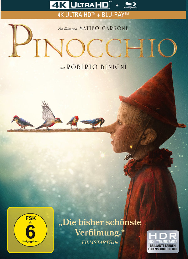 Pinocchio - Limited Mediabook Edition (4K Ultra HD+blu-ray)