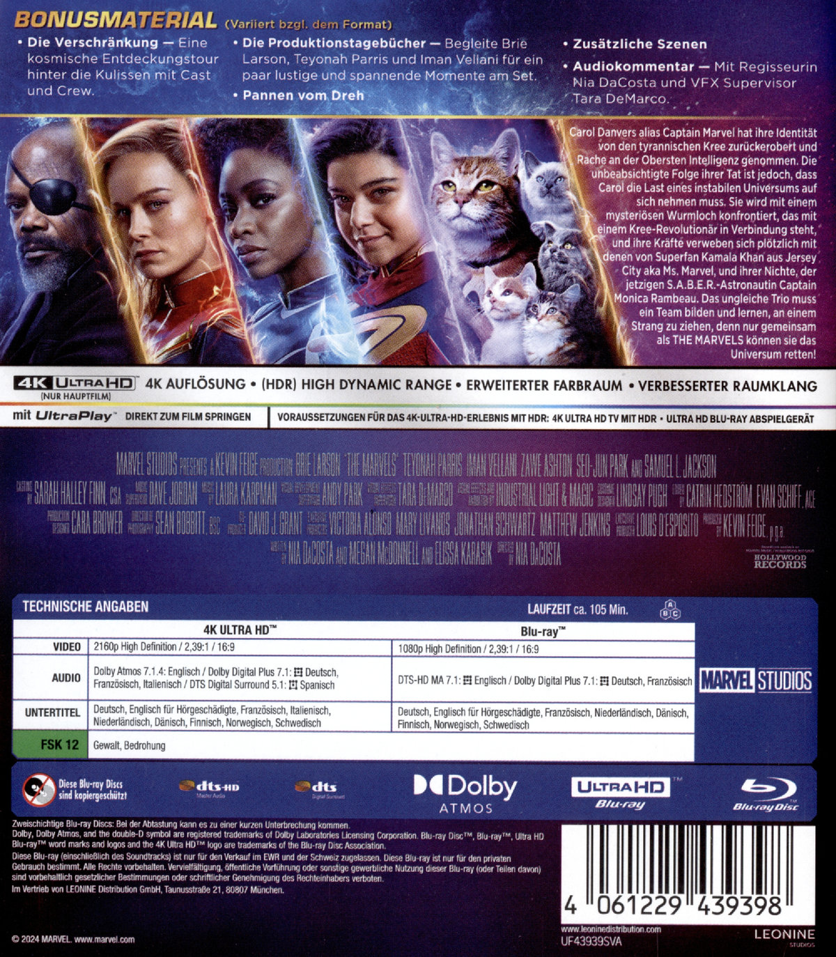 The Marvels  (4K Ultra HD) (+ Blu-ray)