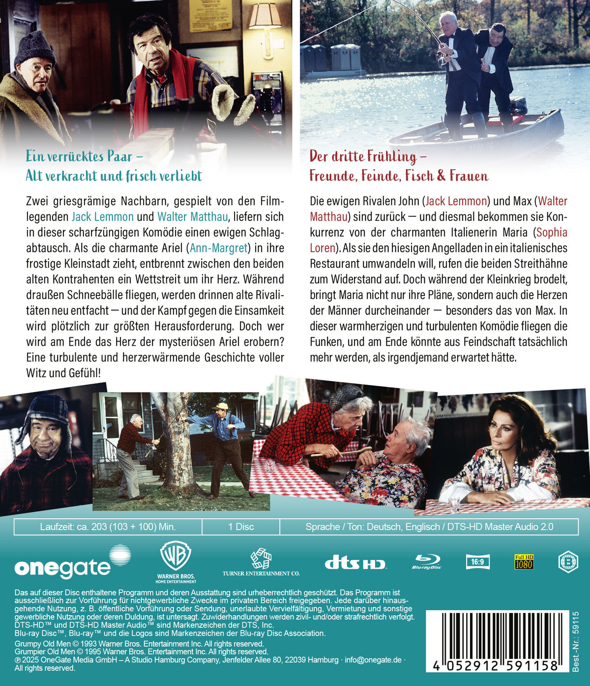 Ein verrücktes Paar Double Feature (Ein verrücktes Paar / Der dritte Frühling)  (Blu-ray Disc)