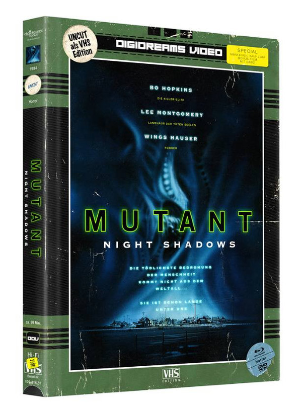 Mutant - VHS Design Edition - Uncut Mediabook Edition (DVD+blu-ray)