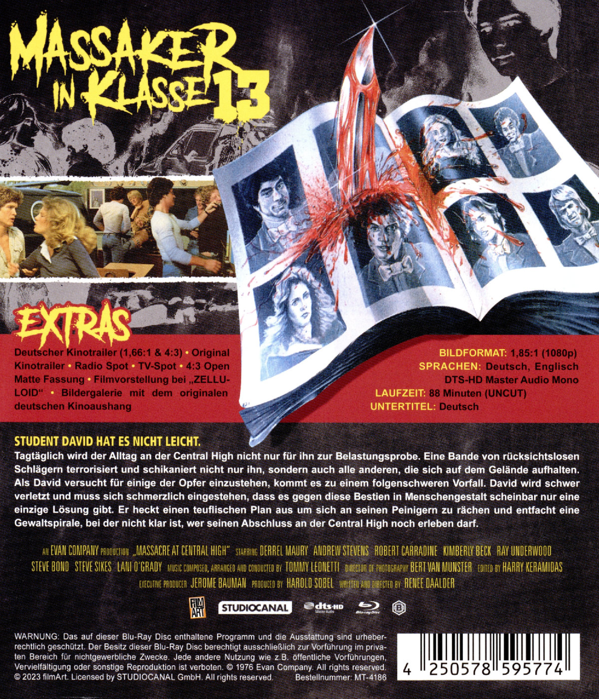 Massaker in Klasse 13 - Uncut Edition (blu-ray)