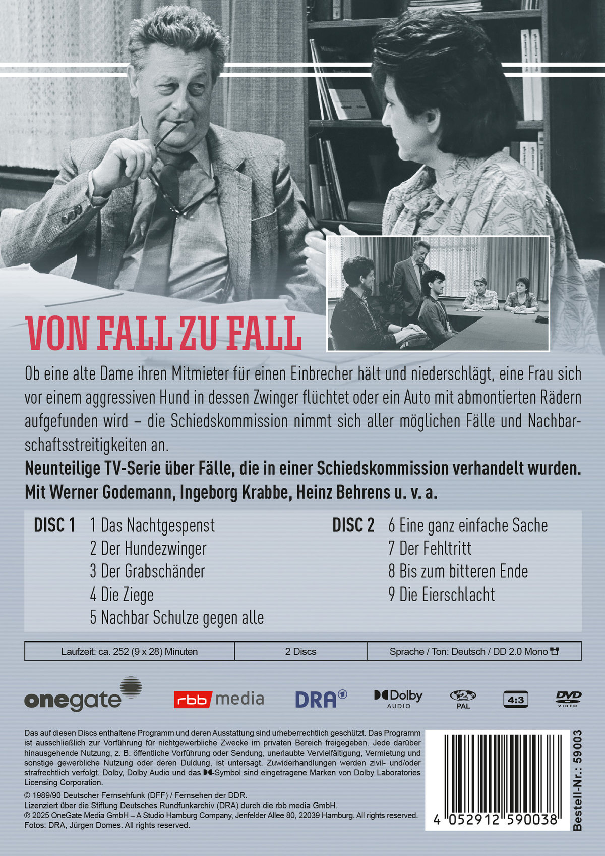 Von Fall zu Fall (DDR TV-Archiv)  [2 DVDs]  (DVD)