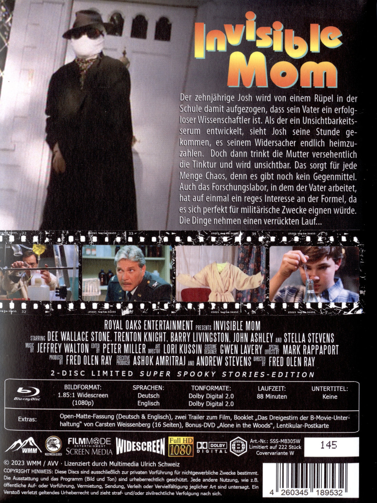 Invisible Mom - Uncut Mediabook Edition - Back to the 90s (Blu-ray) 