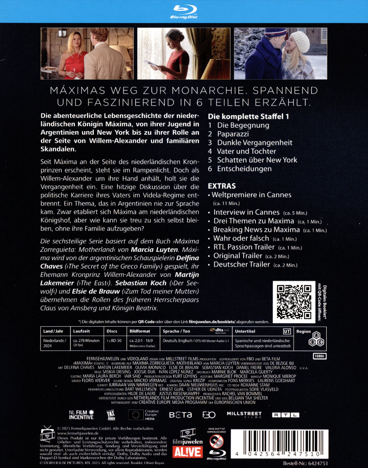 Maxima - Staffel 1 (alle 6 Folgen) (Filmjuwelen)  (Blu-ray Disc)