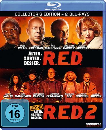 RED - Älter.Härter.Besser. / RED 2 - Noch älter... (blu-ray)