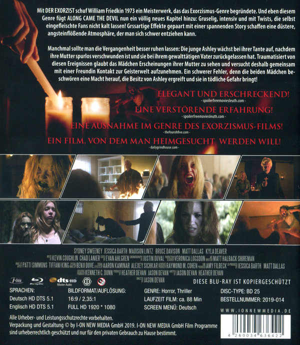 Along Came The Devil (blu-ray)