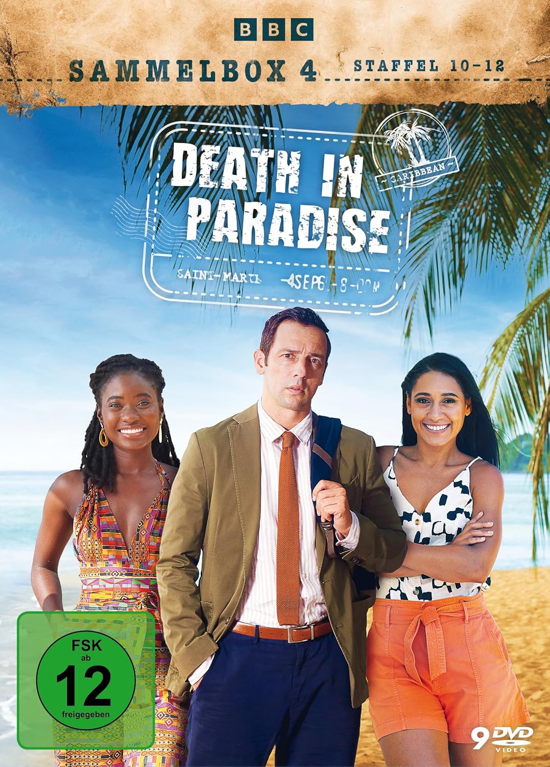 Death in Paradise - Sammelbox 4 - Staffel 10-12  [9 DVDs]  (DVD)