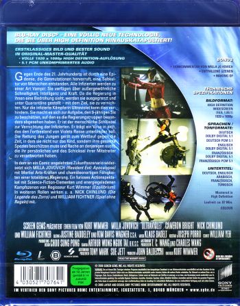 Ultraviolet (blu-ray)