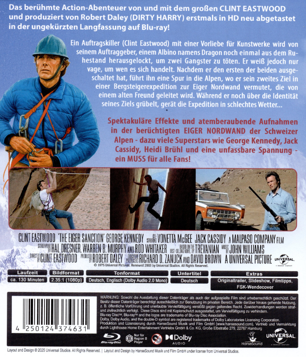 The Eiger Sanction - Im Auftrag des Drachen  (Blu-ray Disc)