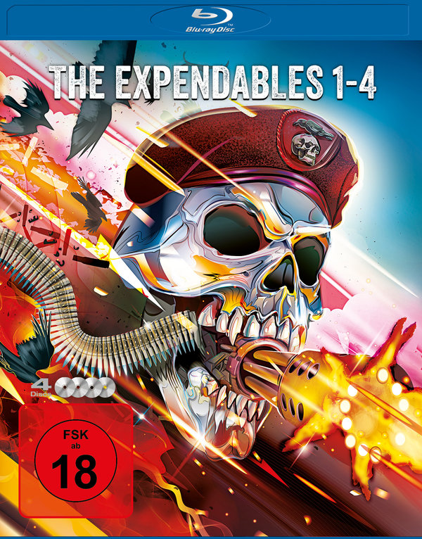 The Expendables 1-4  [4  BRs]  (Blu-ray Disc)