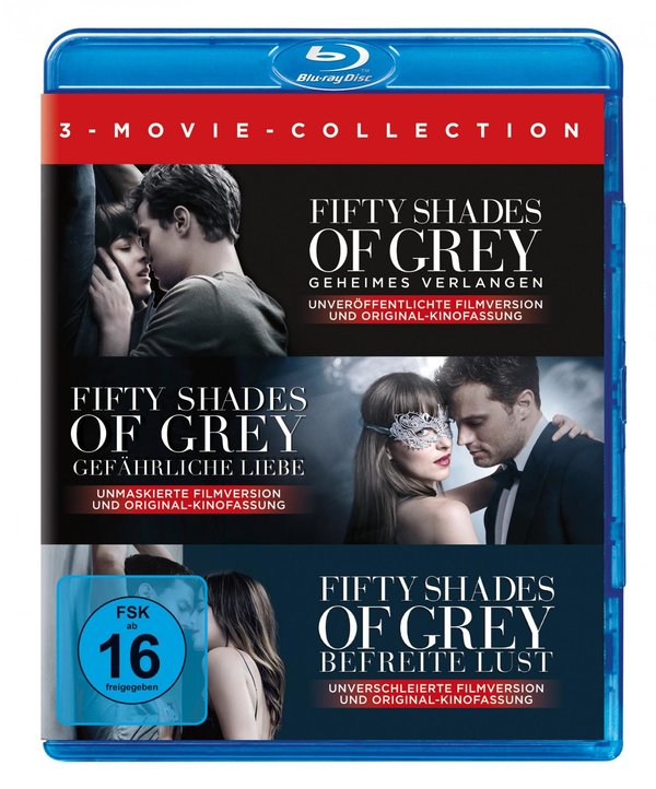 Fifty Shades of Grey - 3 Movie Collection (blu-ray)