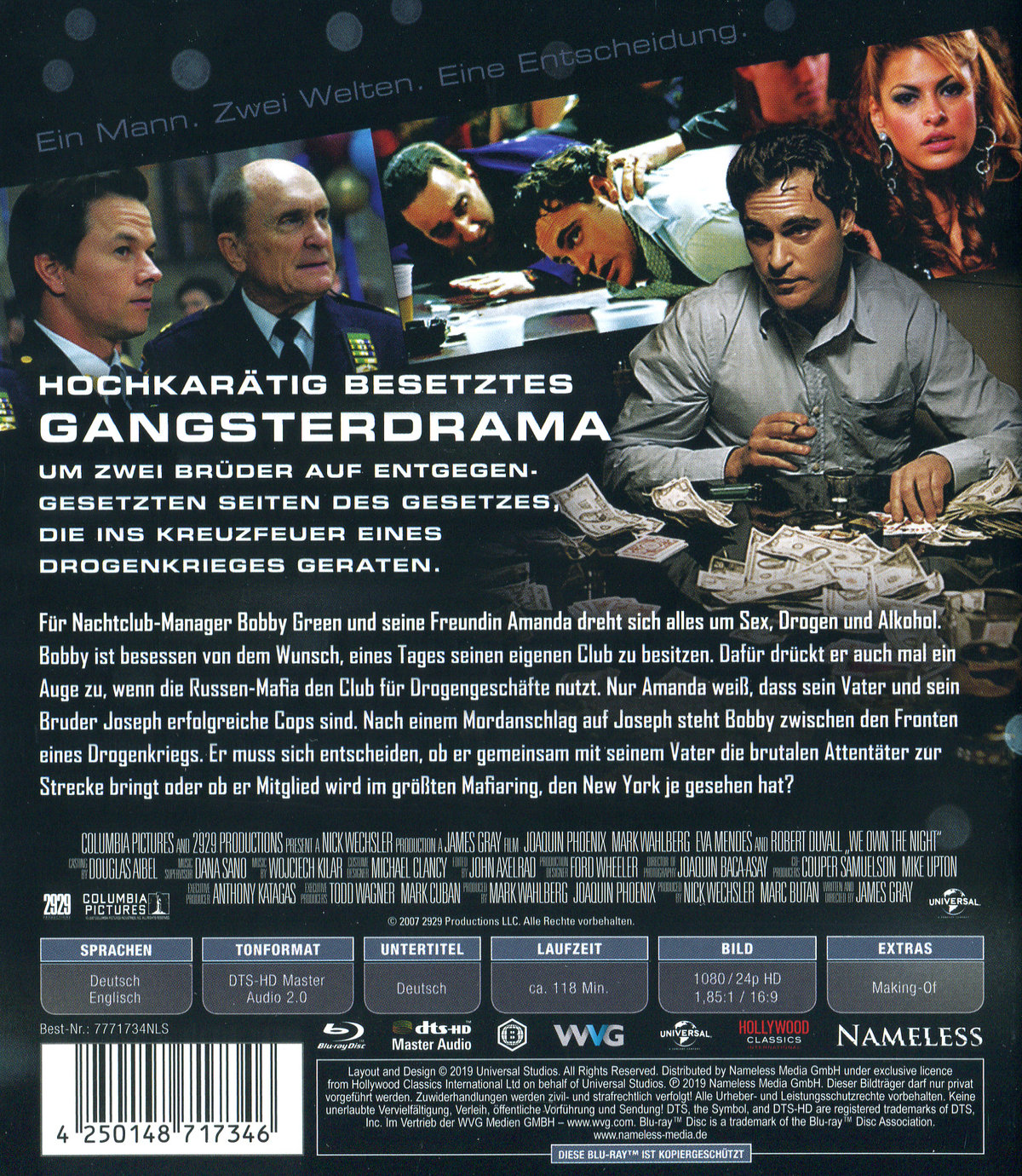 We Own The Night ? Helden der Nacht (blu-ray)