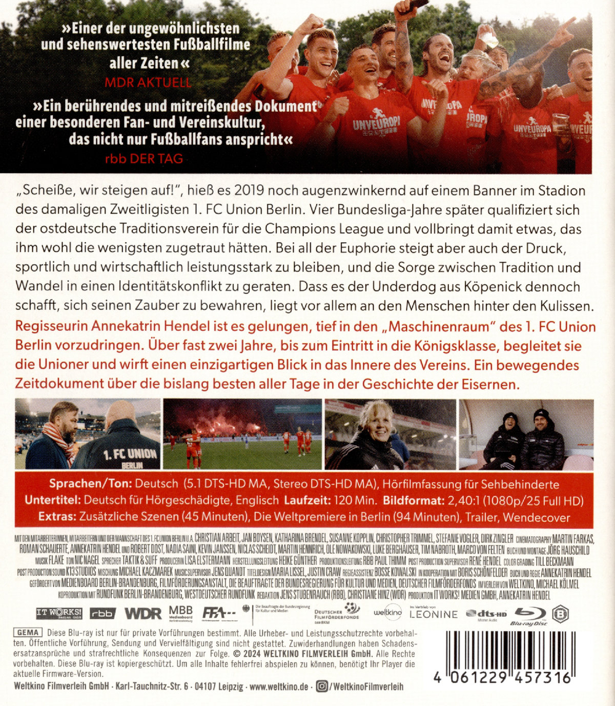 Union - Die besten aller Tage  (Blu-ray Disc)