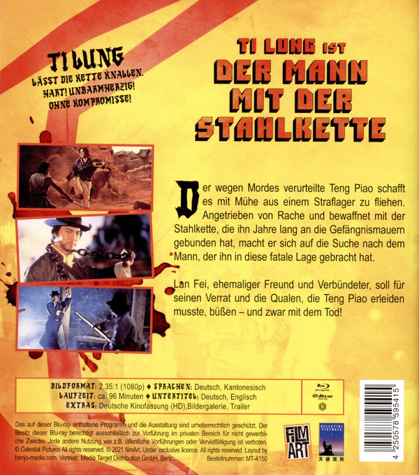 Mann mit der Stahlkette, Der - Shaw Brothers - Limited Edition (blu-ray)