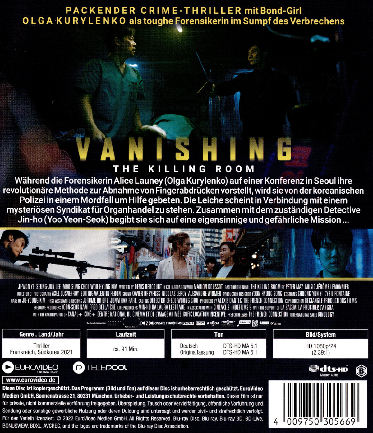 Vanishing - The Killing Room (blu-ray)