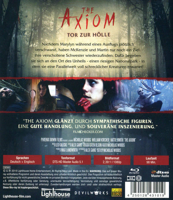 Axiom, The - Das Tor zur Hölle (blu-ray)