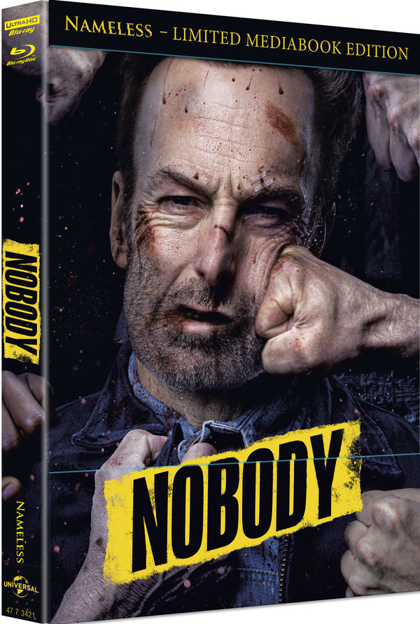 Nobody - Uncut Mediabook Edition  (4K Ultra HD+blu-ray) (B)