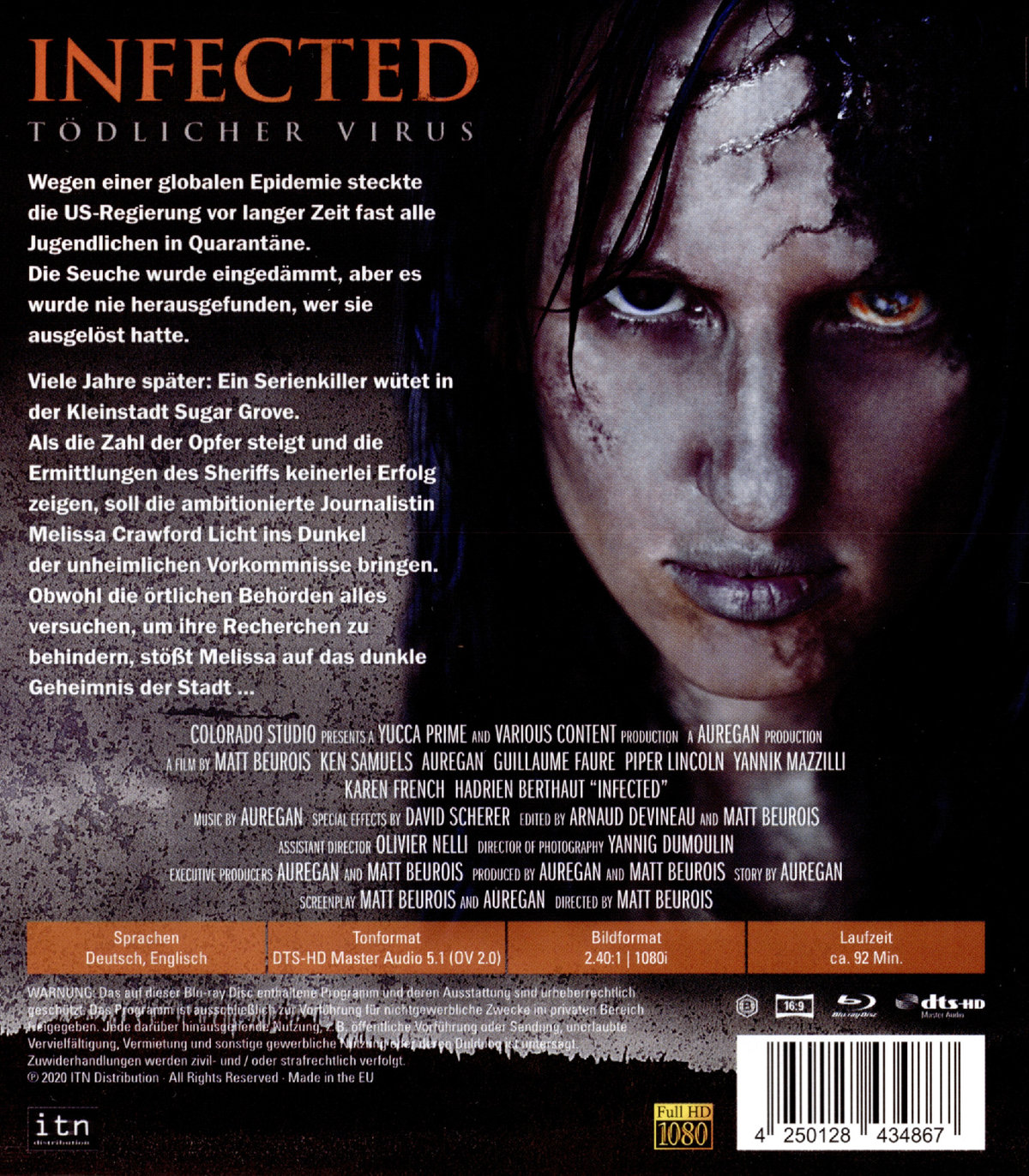 Infected - Tödlicher Virus (blu-ray)