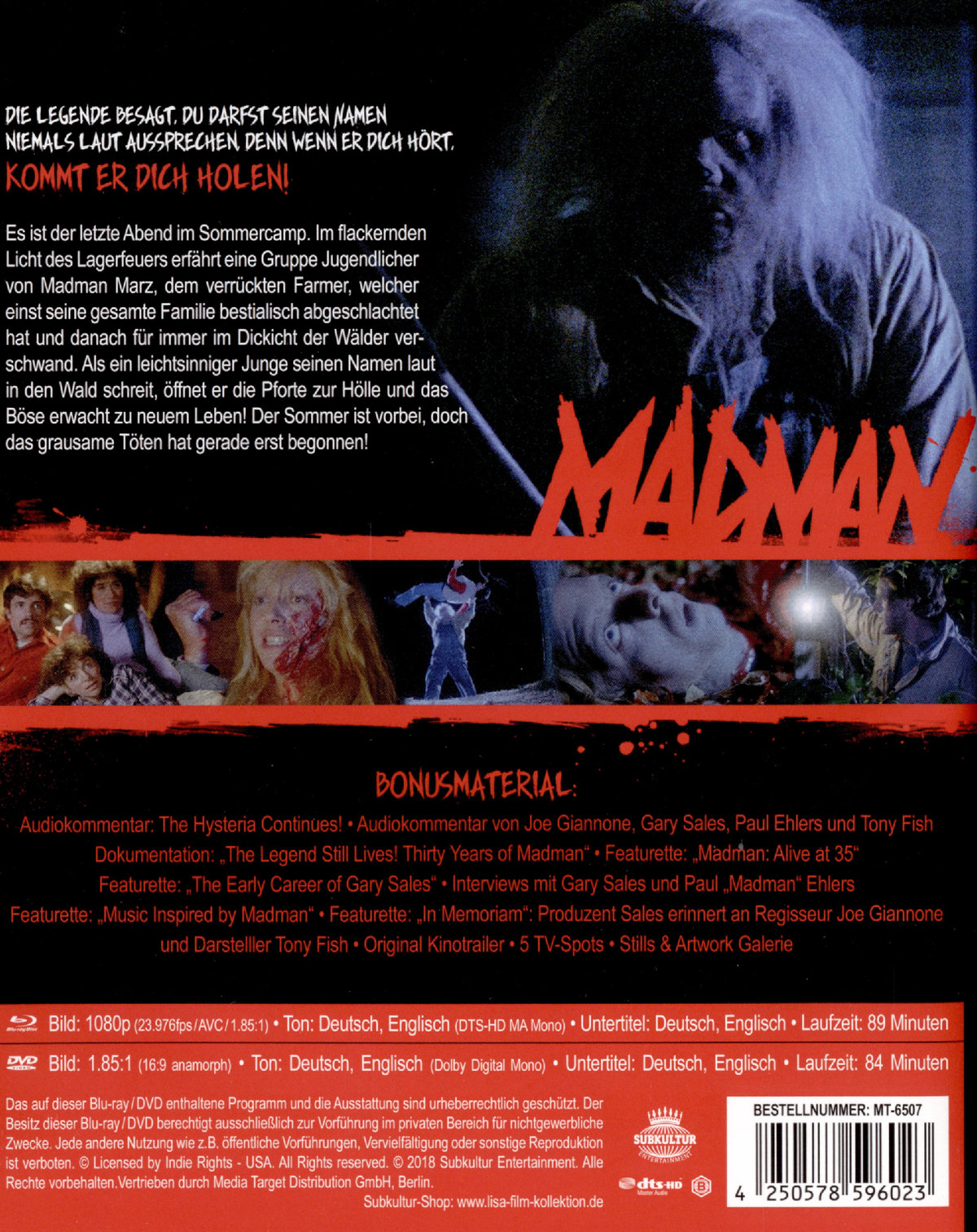 Madman - Uncut Edition  (blu-ray)