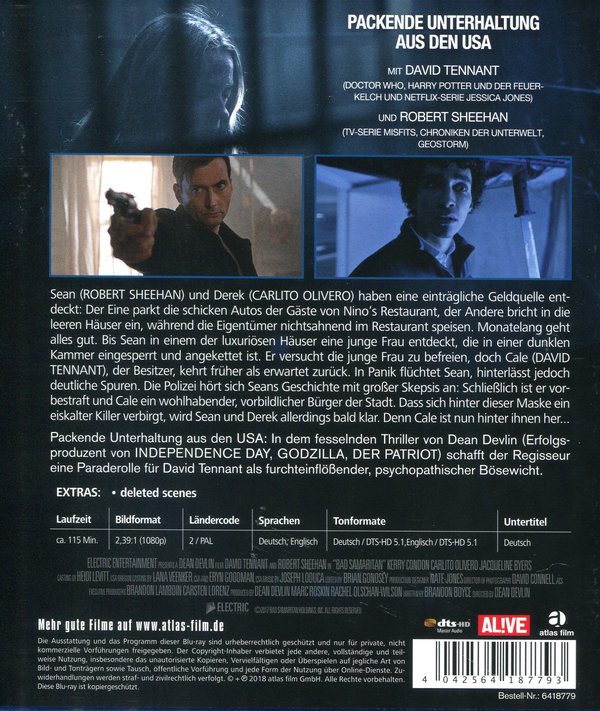 Bad Samaritan - Im Visier des Killers (blu-ray)