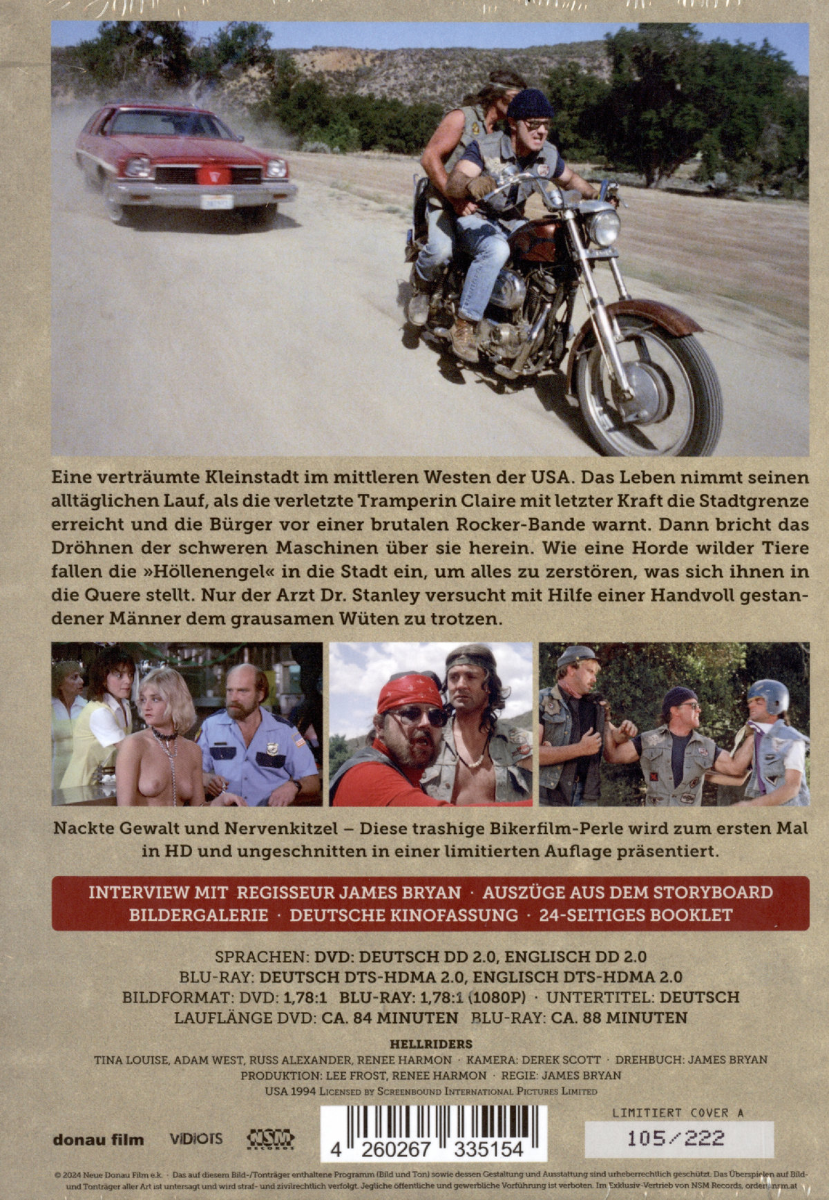 Hell Riders - Brut der Gewalt - Uncut Mediabook Edition (DVD+blu-ray) (A)