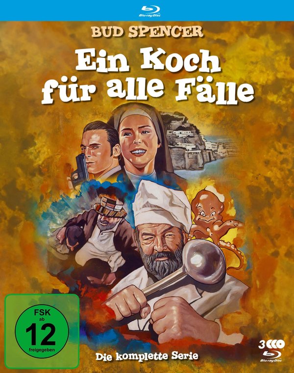 Bud Spencer – Die Fälle des Kochs - Die komplette Serie (Alle 12 Folgen) (Fernsehjuwelen)  (Blu-ray Disc)