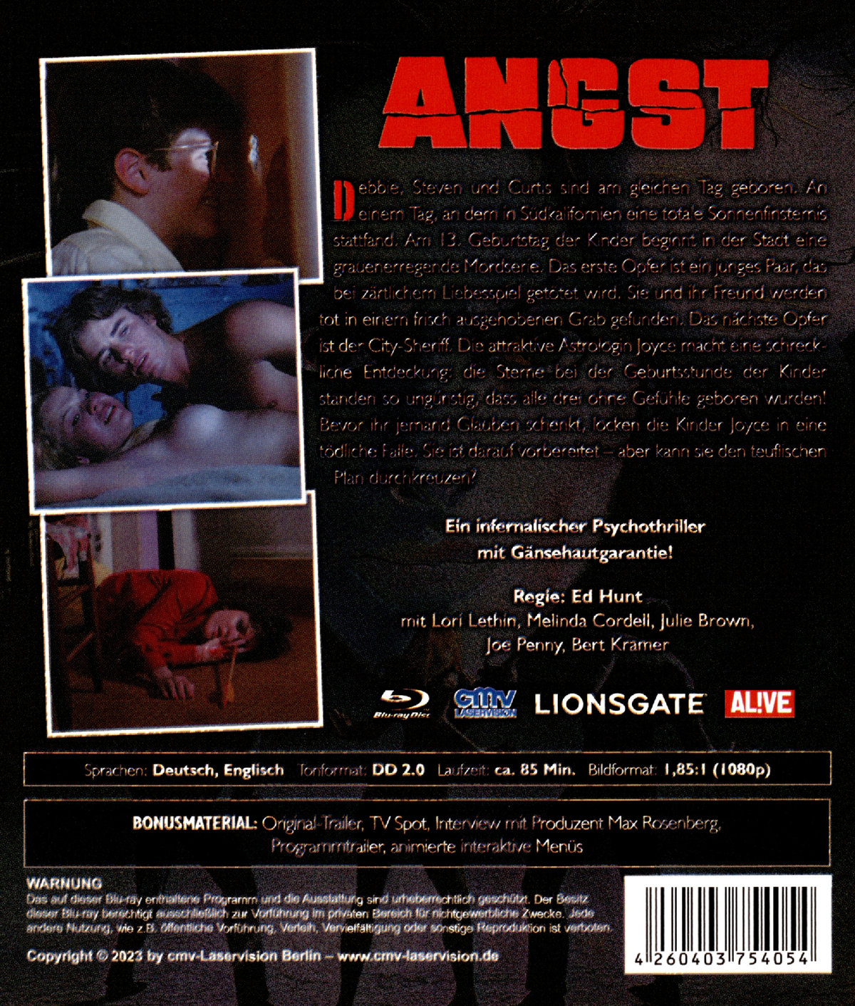 Angst - Bloody Birthday (blu-ray)