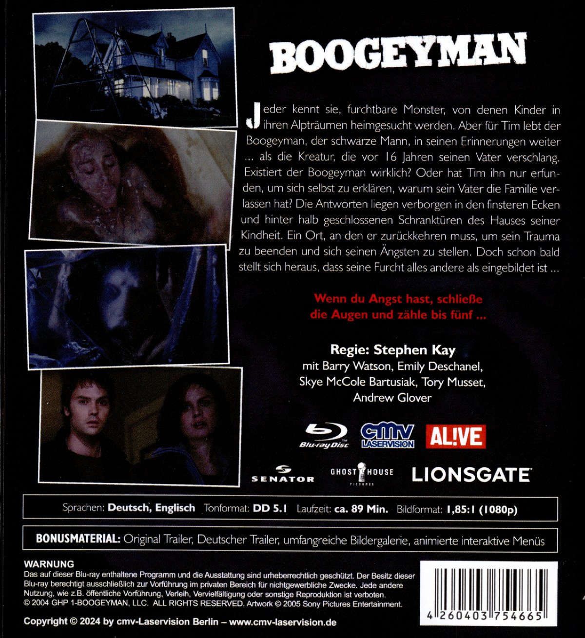 Boogeyman - Der schwarze Mann  (Blu-ray Disc)