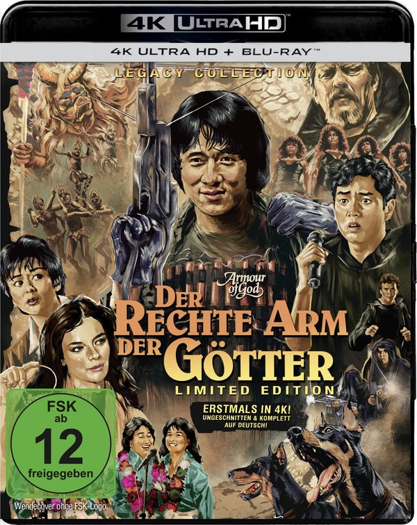 Armour of God - Der rechte Arm der Götter - Legacy Collection LTD. - 4K HDR 2-Disc Limited Edition  (4K Ultra HD) (+ Blu-ray) 