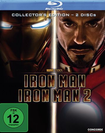 Iron Man 1+2 (blu-ray)