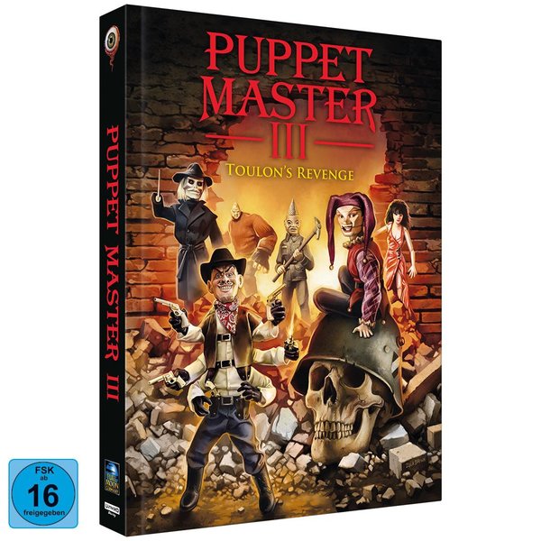 Puppet Master 3 - Toulons Rache - Uncut Mediabook Edition  (4K Ultra HD+blu-ray) (A)