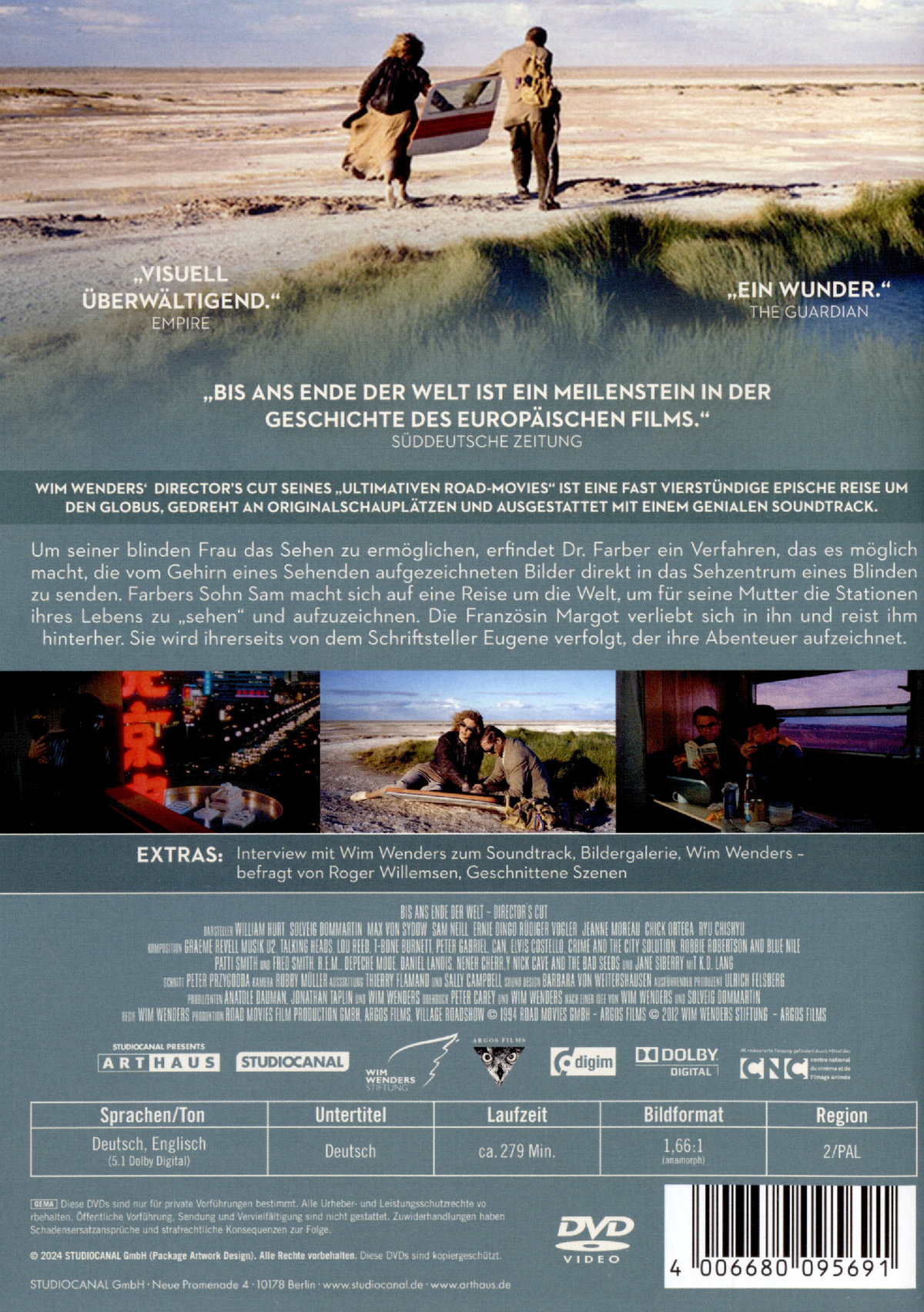 Bis ans Ende der Welt - Director´s Cut - Digital Remastered  [3 DVDs]  (DVD)