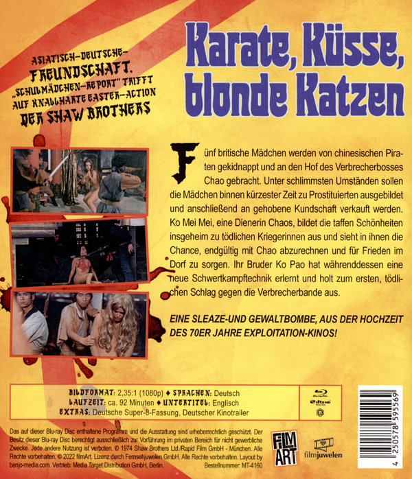 Karate, Küsse, Blonde Katzen - Uncut Edition (blu-ray)