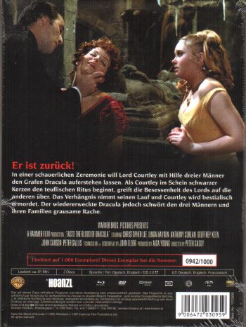 Blut von Dracula, Das - Limited Mediabook Edition (DVD+blu-ray)
