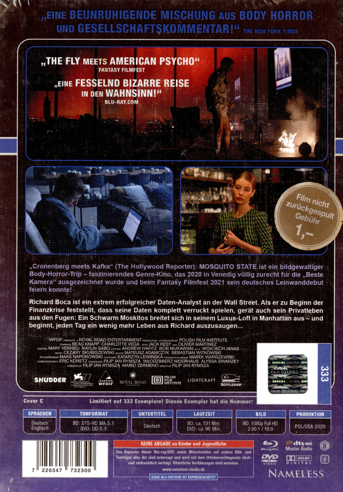 Mosquito State - Uncut Mediabook Edition  (DVD+blu-ray) (C)