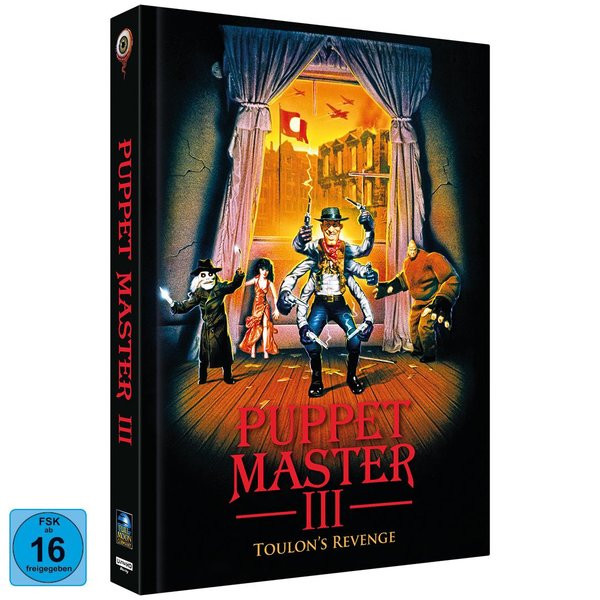 Puppet Master 3 - Toulons Rache - Uncut Mediabook Edition  (4K Ultra HD+blu-ray) (B)