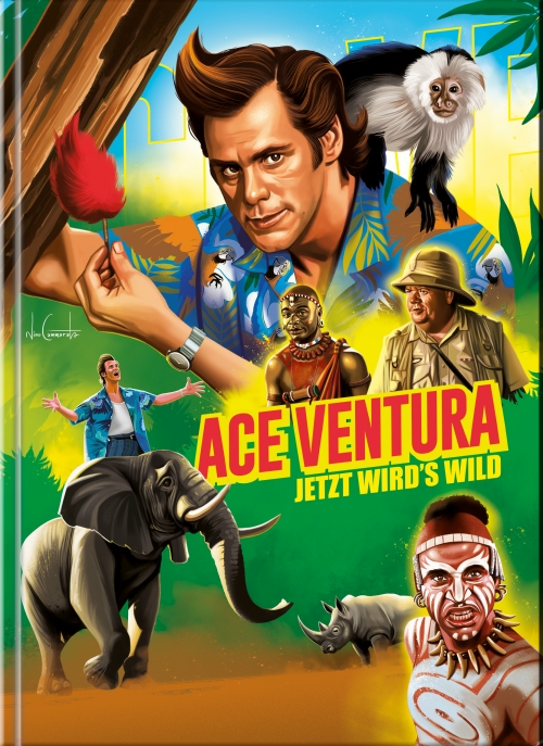 Ace Ventura 2 - Jetzt wird's wild - Uncut Mediabook Edition (DVD+blu-ray) (C)